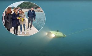 PODVODNI ROBOT STIGAO NA LASTOVO Koristit će ga djeca u istraživanju morskog okoliša