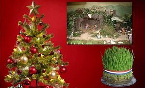 BOŽIĆNI OBIČAJI Do 1850. u Hrvatskoj se nije običavalo kititi božićno drvce