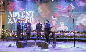 Na Jelačićevom trgu u Zagrebu održan klapski koncert  “Pismo moja, hrli tamo – Zagrebu na dar”