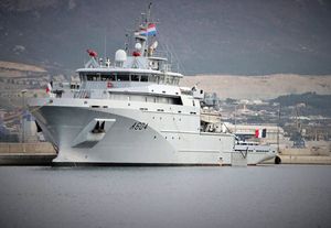 Brod francuske Nacionalne mornarice u posjetu Splitu