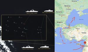 Uočena neobična koncentracija Ruske mornarice istočnom Sredozemlju