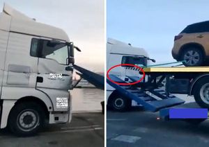 FOTO Šleper se pokušao ukrcati na trajekt, a onda se dogodilo ovo