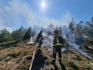 Oprezno s paljenjem vatre na otvorenom – Bura jučer rasplamsala nekoliko požara na makarskom području