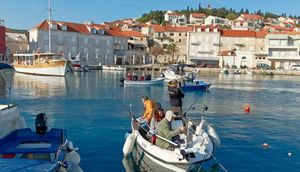 FALA TI MORE Ni bura nije obeshrabrila stivanske natjecatelje u sportskom ribolovu