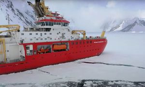 Istraživački brod Sir David Attenborough završava svoju probu na Antarktici