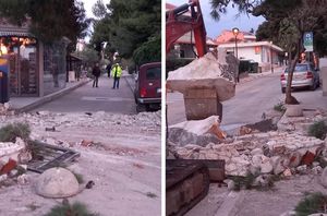 ESKALACIJA U SUPETRU Srušen zid na ulazu u resort Svpetrvs hotela