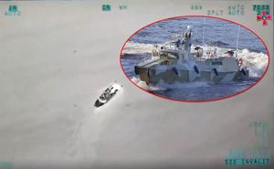 VIDEO Ukrajinci tvrde da su bespilotnom letjelicom uništili dva ruska broda