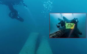 FOTO/VIDEO Greenpeace: Što to curi iz potonule plinske platforme Ivane D?