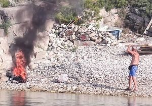 PRIJAVLJEN INSPEKCIJI Muškarac s Drvenika Velog postupao suprotno Odluci o mjerama zaštite od požara