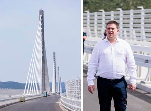 Ministri Butković i Marić u obilasku Pelješkog mosta: “Divit ćemo se impresivnom izdanju”