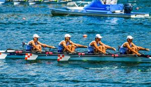 Nove medalje s Hrvatskog veslačkog prvenstva za članove V.K. Krka