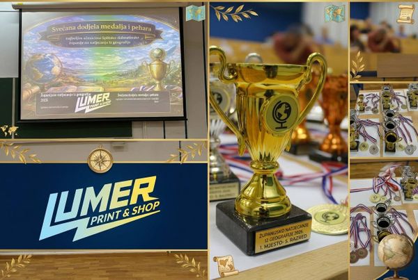 Povijesni trenutak za mlade geografe: Na FESB-u prvi put dodijeljene medalje i pehari najboljima u županiji