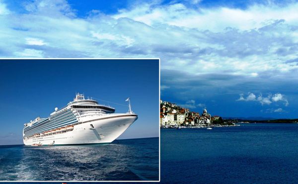 Kruzer imao problema s pristajanjem u Šibeniku pa se usidrio u Zablaću: "Putnike prevezli brodovima pa autobusima"