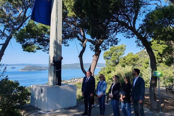 Split obilježio Dan Europe podizanjem zastave na Marjanu