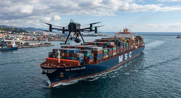 Dron pogodio brod pod panamskom zastavom