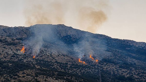 GORI I KOD OREBIĆA Grom izazvao požar, vjetar otežava gašenje