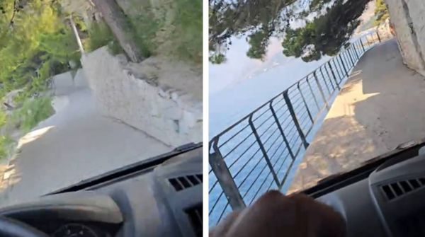 VIDEO IZ DALMACIJE Zašto voziš po šetnici? Odgovor: ""Zato što netko mora voziti dostavu"