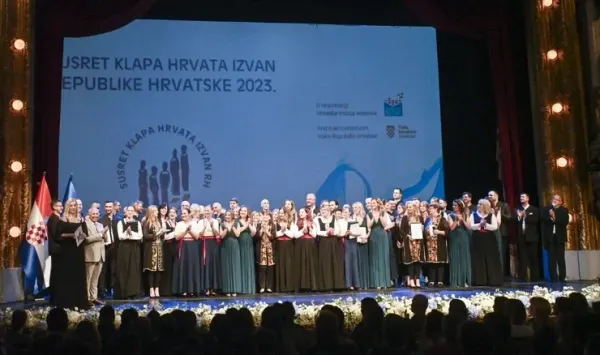SPLIT 4. Susret klapa Hrvata izvan Republike Hrvatske: "Neki su došli zapjevati iz dalekog Buenos Airesa"