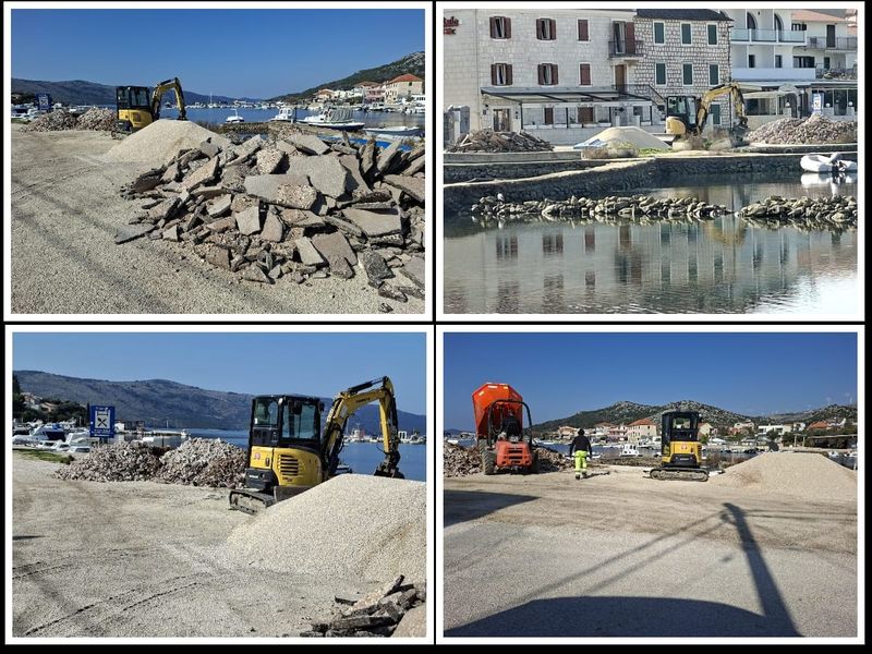 RASKOPAVANJE POMORSKOG DOBRA U SEGET VRANJICI Načelniče gdje su vam dozvole i zašto građani pojma nemaju što kopate?