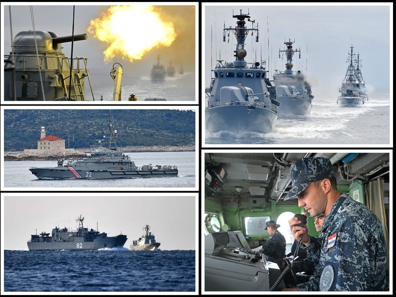 FOTO/VIDEO: HRM pokazala zube na Jadranu: Četiri velike vježbe, bojeva gađanja i provjera borbene spremnosti!