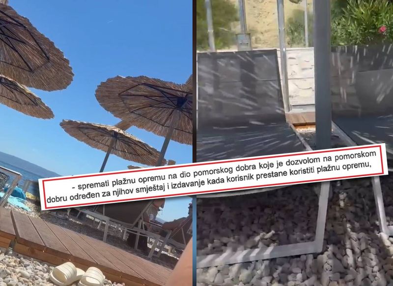 VIDEO - INCIDENT NA SPLITSKOM ŽNJANU Tjerali kupače s plaže i poručili im da se kupaju doma u kadi: "Mi zarađujemo od toga"