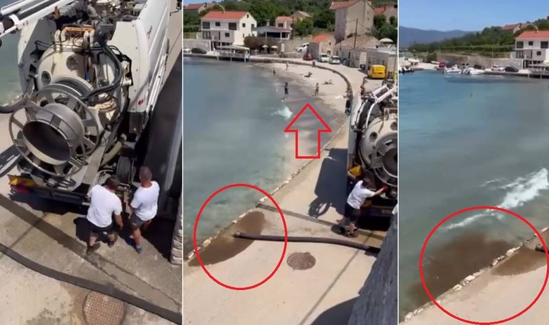 SKANDAL U LUMBARDI: "Cisterna ispraznila fekalije ravno pred turiste na plaži" - Općina i Grada: "Nama je radno vrijeme isteklo!"