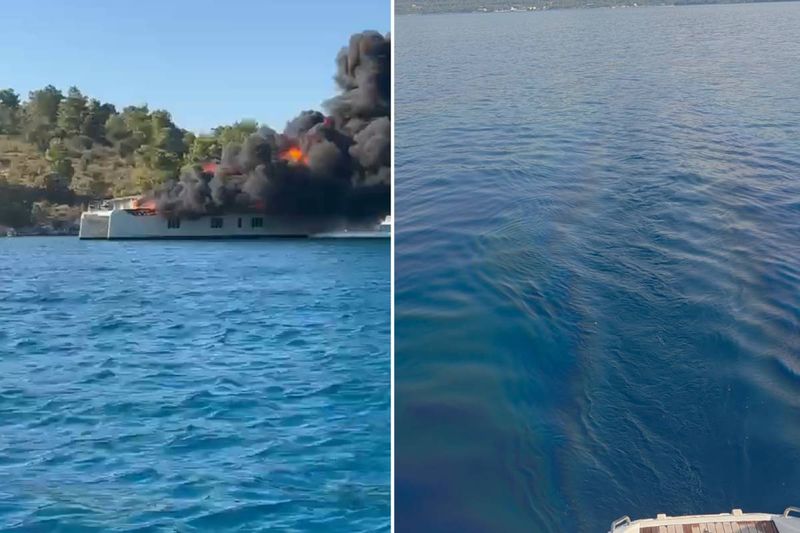 VIDEO: LAGALI NAS DA NEMA ONEČIŠĆENJA Nakon izgorjelog katamarana, hvarska uvala Tiha pliva u nafti i plastici, građani ogorčeni nemarom nadležnih službi