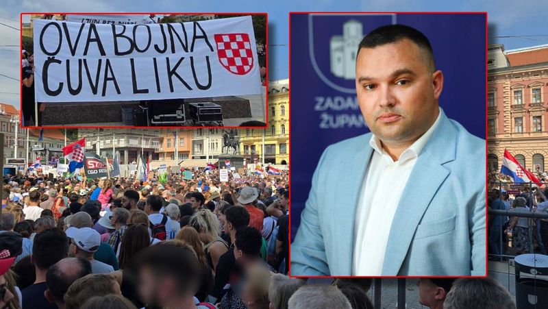 ZAGREBAČKA POLICIJA POKREĆE ISTRAGU PROTIV MATE LUKIĆA Skandalozna snimka s prosvjeda dobila epilog!