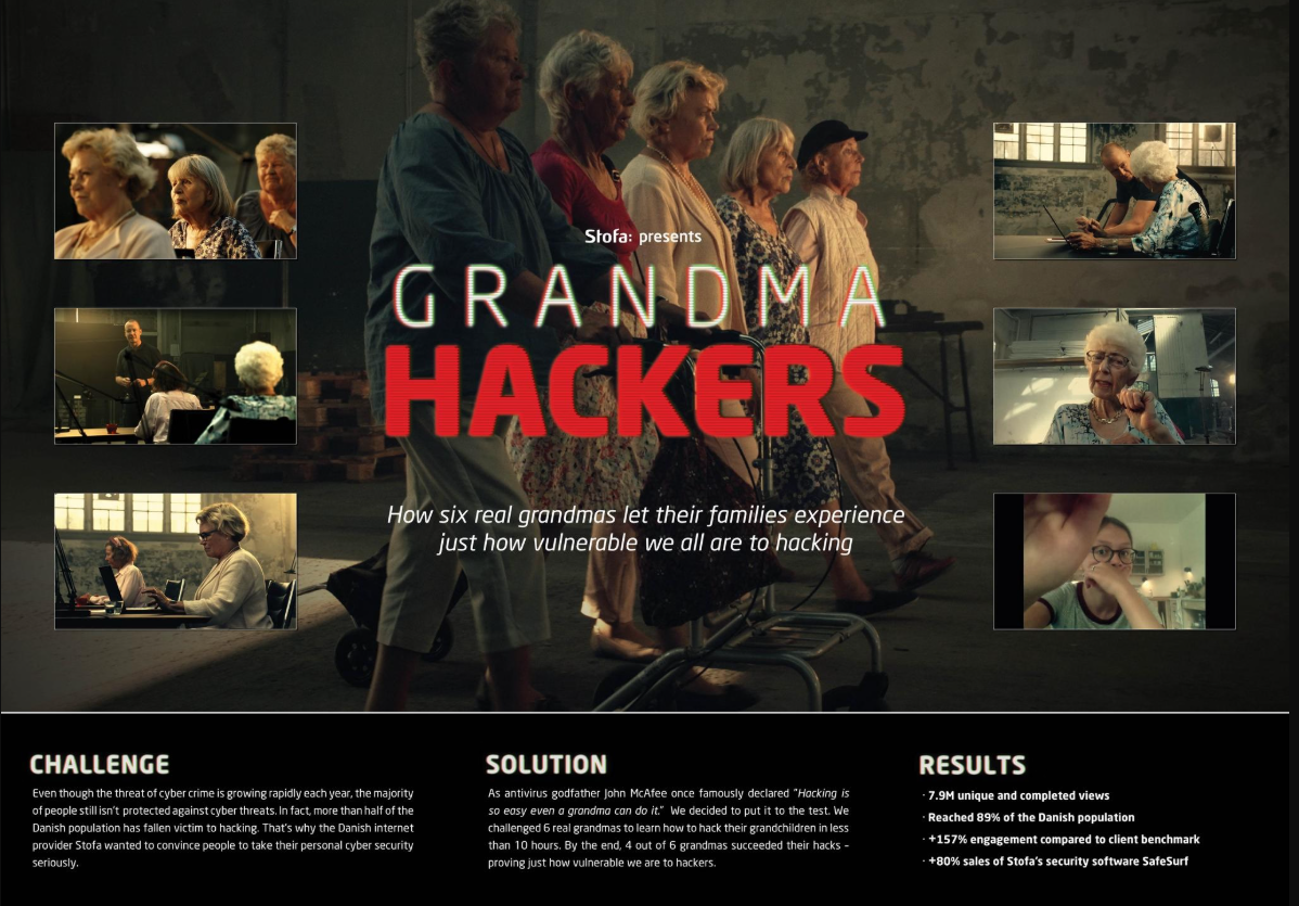 Creative Strategy Tactic: Stofa taught grannies to be unlikely antagonists and hack their grandkids accounts