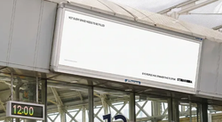 STAMMA leaves most of its billboards blank to show why silence matters