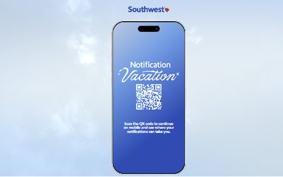 Southwest pays you in points for every notification you've ignored
