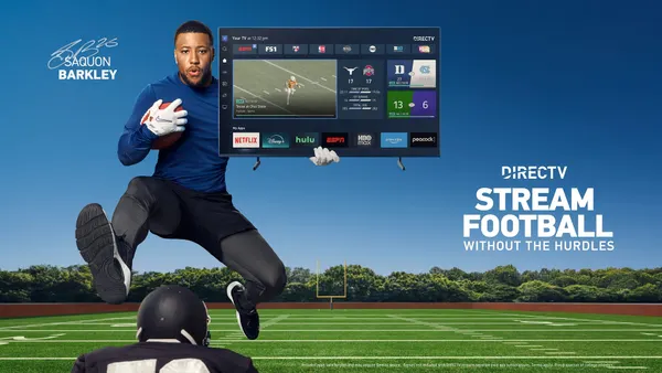 DIRECTV makes Saquon Barkley hurdle every obstacle between fans and football