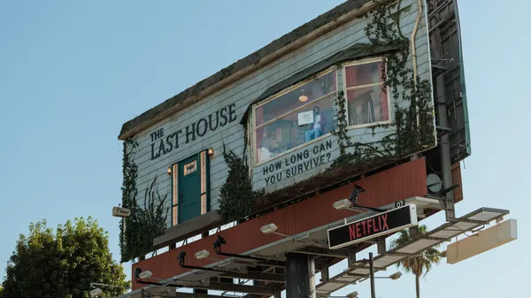 Netflix turns a billboard into The Last House