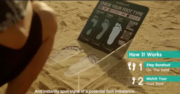 Sand to Soles turns a beach into a foot check-up