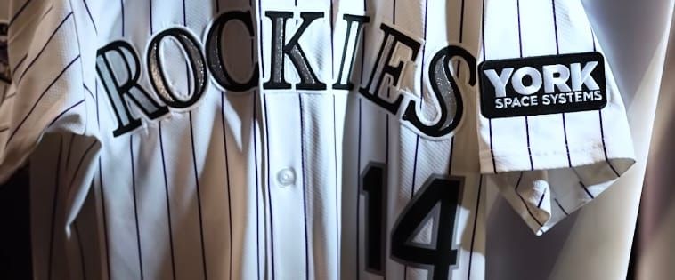 The Colorado Rockies get a jersey-patch sponsor