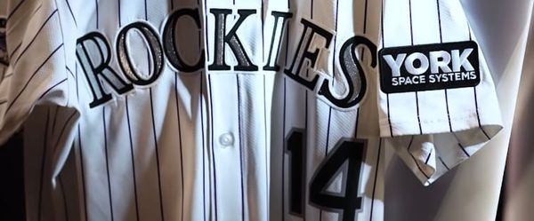 The Colorado Rockies get a jersey-patch sponsor