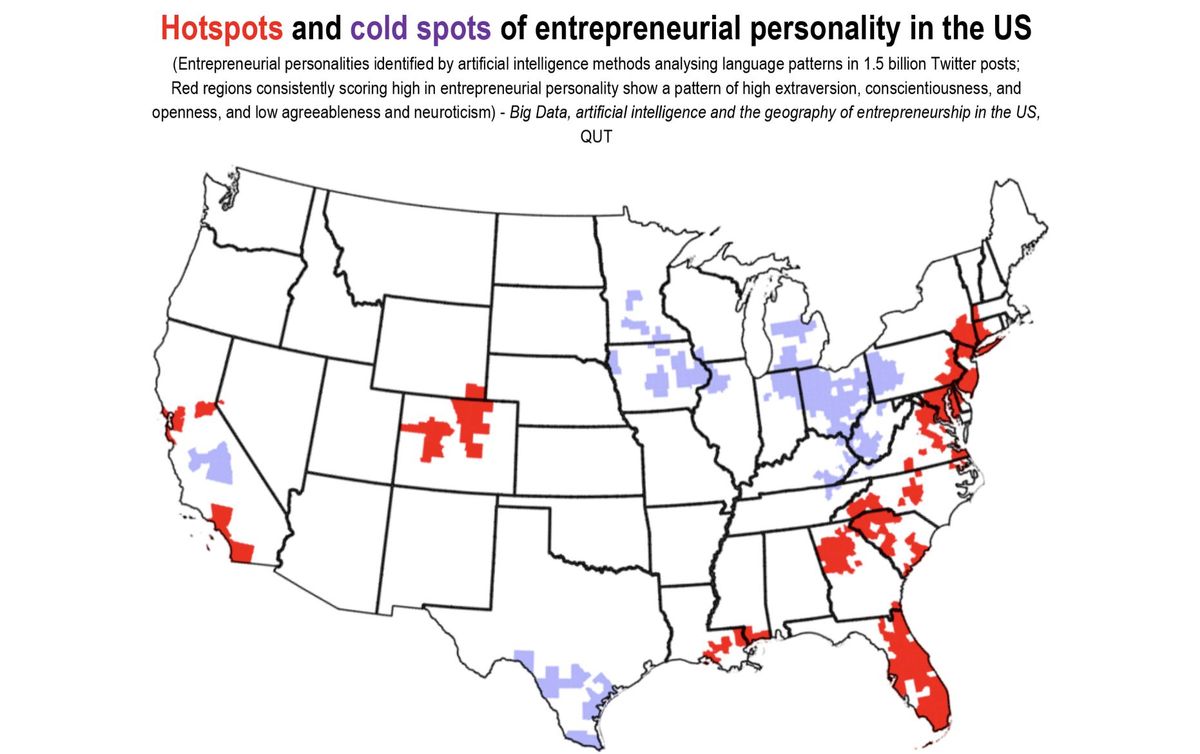 Twitter as a marker of regional economic vitality