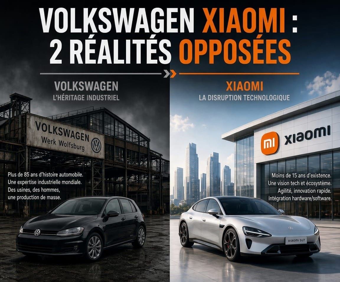 Volkswagen supprime des emplois. Xiaomi recrute le réseau.