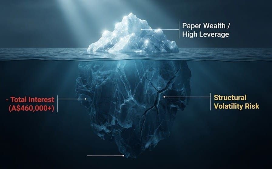 Case 57 | Borrowed Success: The Structural Gap Between High Leverage and Real Net Worth