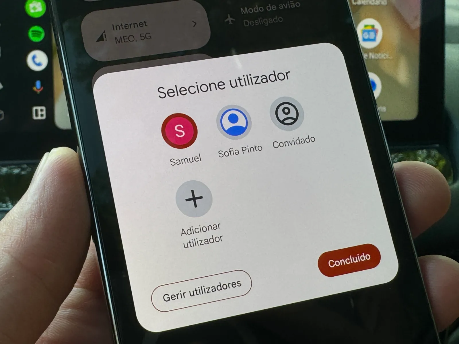 Vários utilizadores (Modo Convidado) no Pixel 9 Pro
