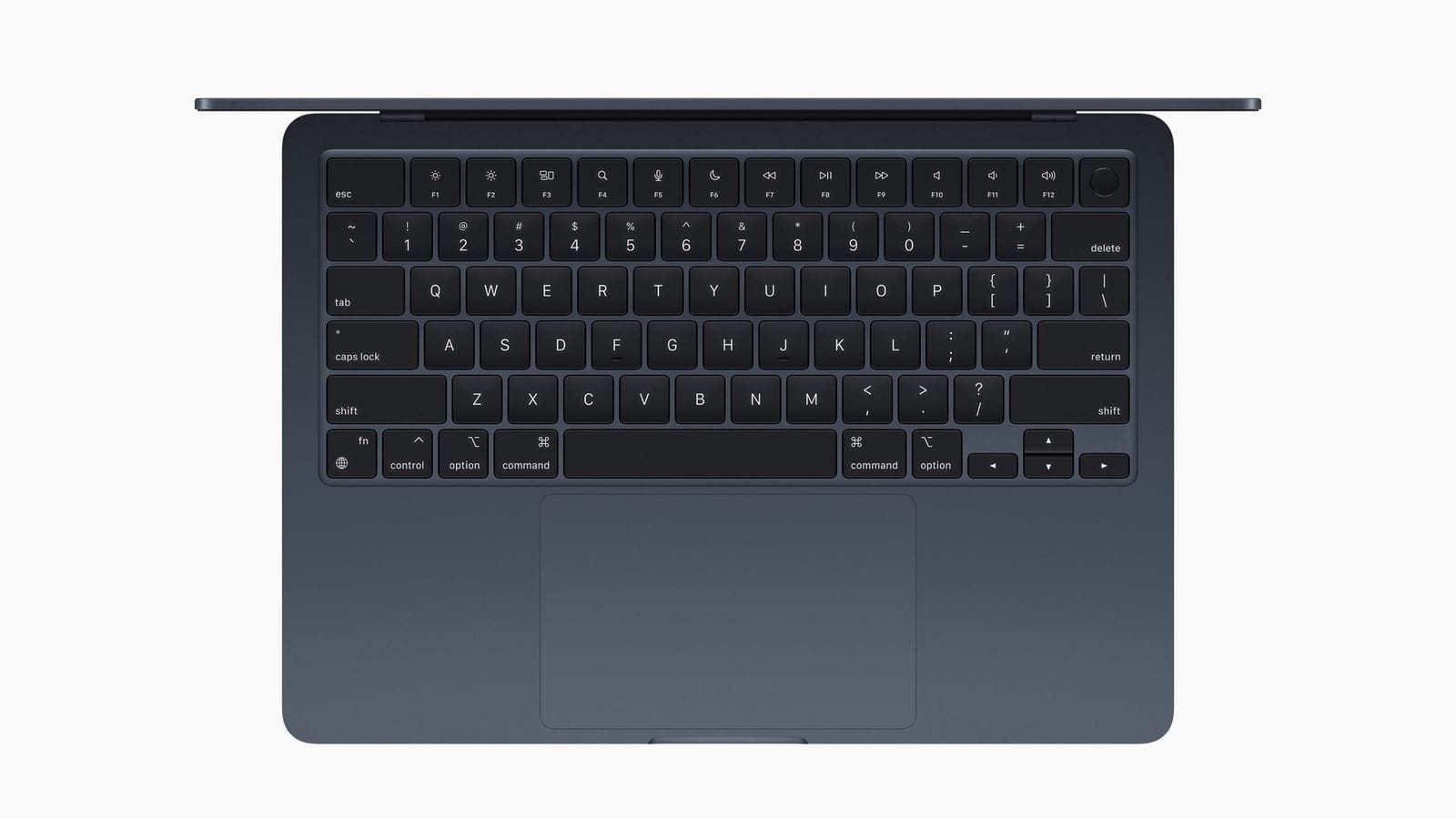 MacBook Air M3 na cor meia-noite