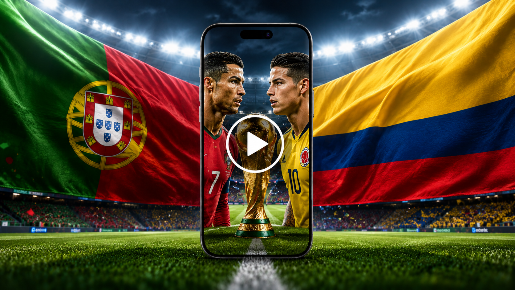 Portugal x Colômbia - vais ficar acordado? Eis como ver online