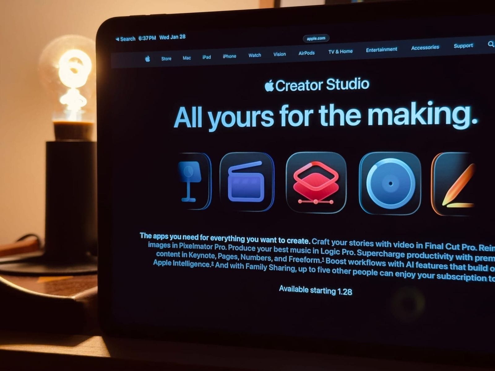 Apple Creator Studio é agora mais rápido, inteligente e interligado