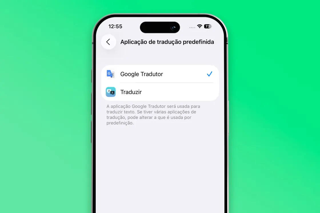 Aprende a definir o Google Tradutor como app padrão no iPhone