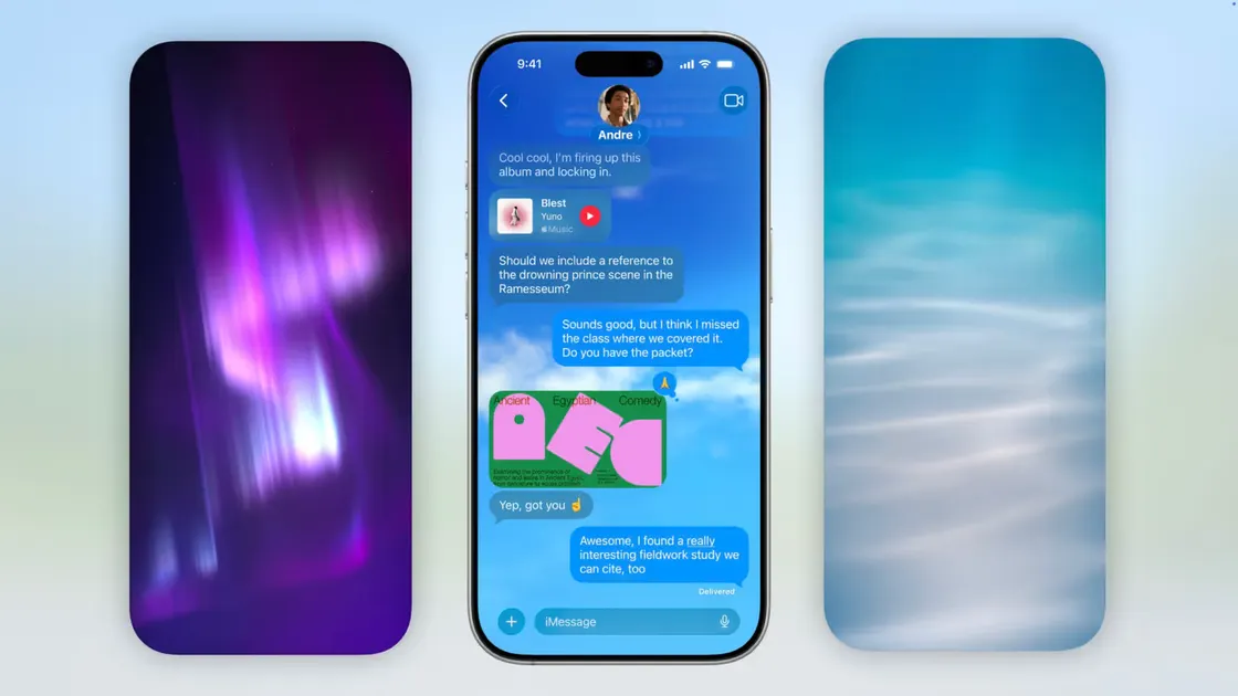 iOS 26: muda o fundo das conversas na app Mensagens com estas dicas