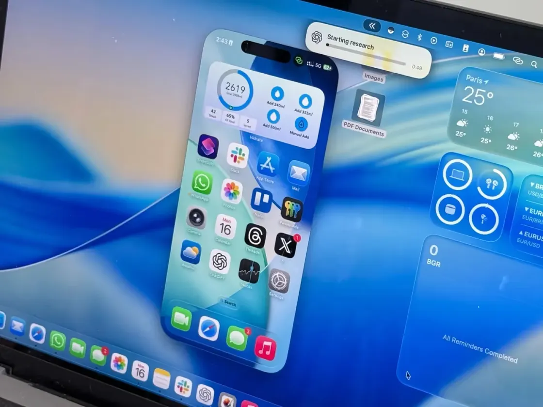 Europa continua sem iPhone Mirroring com o novo macOS Tahoe