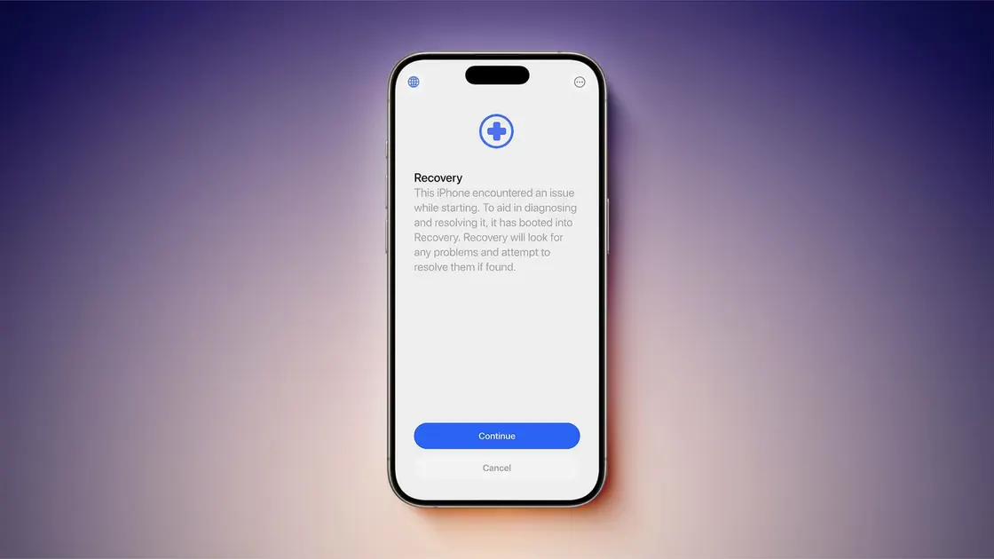 Com o iOS 26, podes restaurar o iPhone ou iPad sem precisares do computador