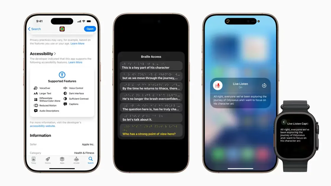 Apple reforça acessibilidade na maioria dos seus dispositivos