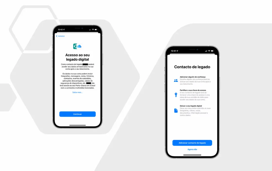 Como configurar o Legado Digital no iPhone