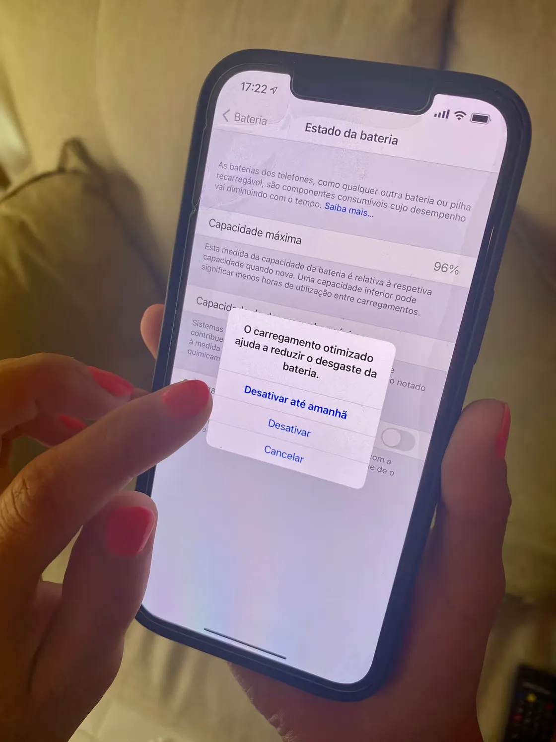 Carregamento otimizado: esclarecendo os 80% de bateria